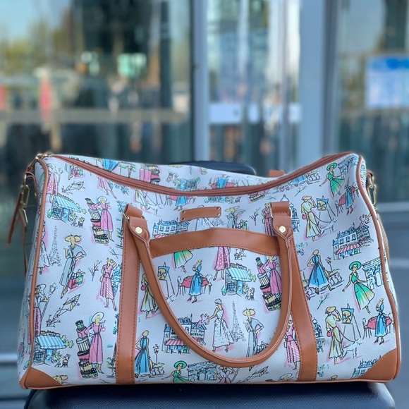 Adrienne Vittadini Print Duffle - Picture 1 of 9